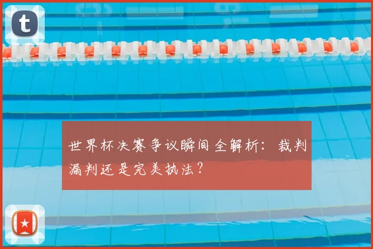 世界杯决赛争议瞬间全解析：裁判漏判还是完美执法？